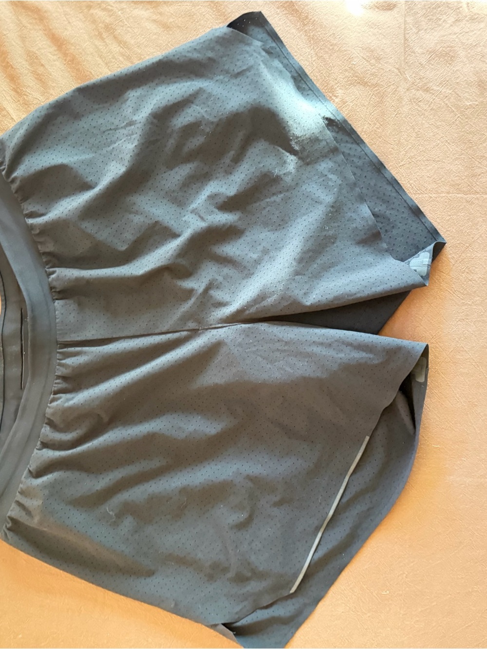 lululemon athletica Men's Black Perforated Athletic Shorts